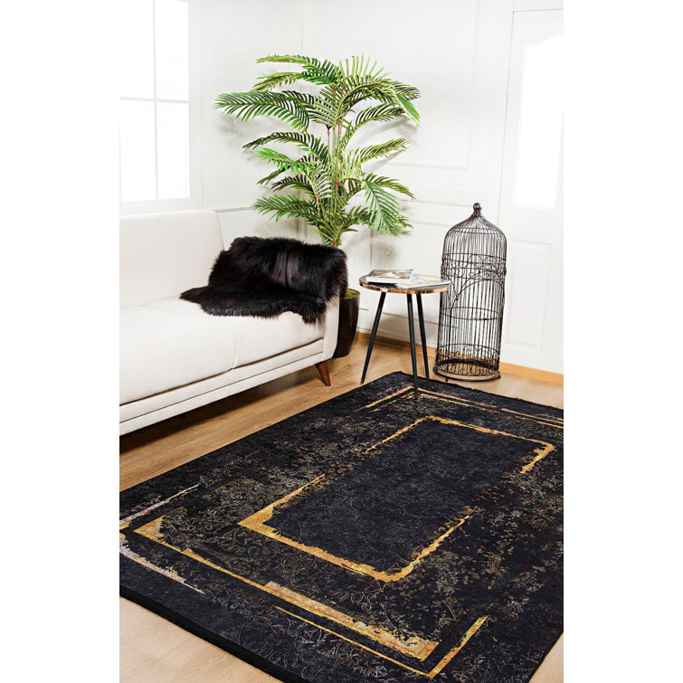 Canora Grey Insley Gold Area Rug Wayfair.co.uk